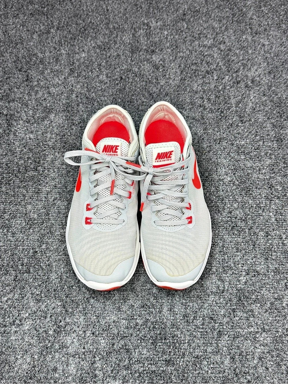 Nike Free TR Fit Athletic Shoes Gray & Red US 8.5